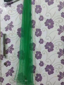 Green Embellished Anarkali Dress