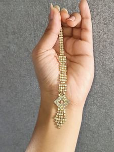 Designer Party Necklace+Mang Teeka