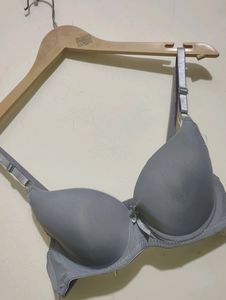 Grey Padded Bra