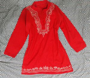 Embroidered Y2k Kurti Top