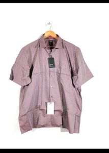 Men's Purple Textured Shirt