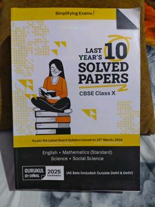 CBSE Class X Last Year Solved Papers