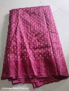 Vibrant Pink saree