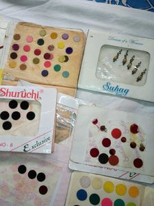 Bindi collection multicolour colourful red black