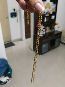 Gold Rope Chain Necklace