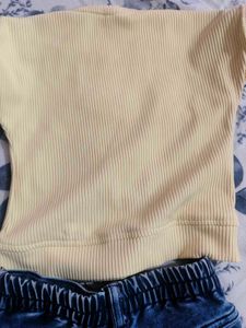 combos yellow 🟡 🟡 dress for baby girl