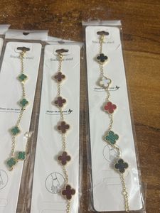 Elegant Clover Charm Bracelet