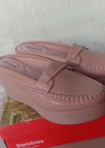 Nude Pink Mules -  Loafers