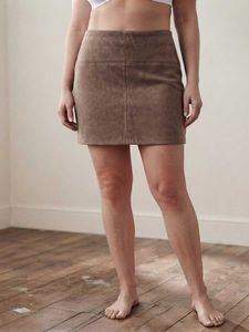 Leopard Print &amp; Suede Mini Skirts (Set of 2)