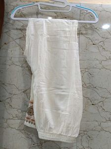 Elegant Embroidered long Anarkali Kurta with Pant