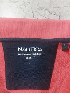 Nautica Men's Coral Polo Shirt