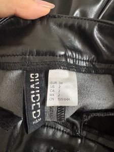 Faux Leather Shorts