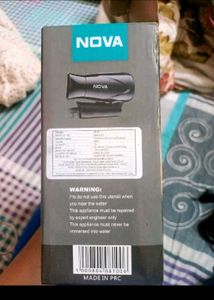 NOVA Foldable Hair Dryer 1200 Watts