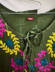 Embroidered Kurta with Pants