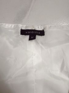 white formal top