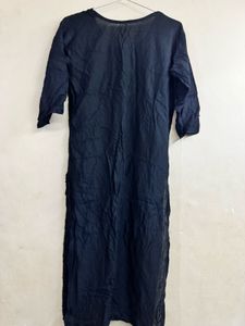 Elegant Black Sequined Kurta