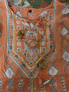 pure cotton kurti set