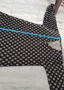 Elegant Polka Dot lycra Abaya  only