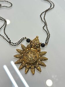 mangalsutra jhumka and kangan set