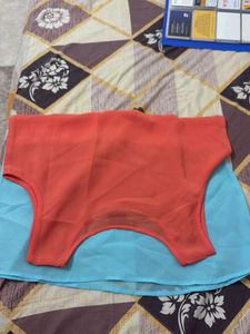 Coral Sleeveless Top