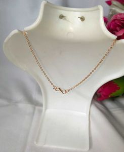 Cute Butterfly Metal Brown Necklace &amp; Earring Set