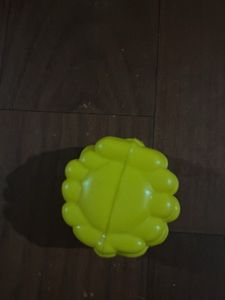 Yellow Flower-Shaped Toy Container