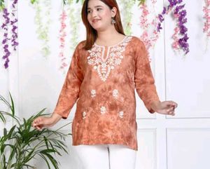 Elegant Embroidered Kurta top
