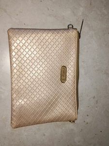 ESRELA Gold-Tone Woven Pouch