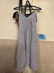 Cute Printed Spaghetti Strap Dress