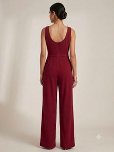 Twenty Dresses Elegant Maroon Burgundy Jumpsuit