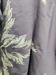 Purple Silk Palazzos kurta set with organza dupatt