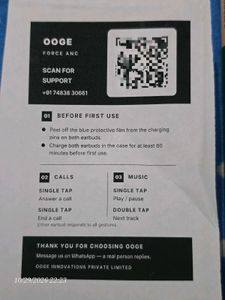 OOGE FORCE ANC Earbuds new sealed