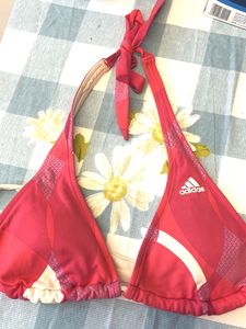 Adidas Pink Halter Bikini Top