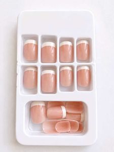 French Tip Press-On Nails Set