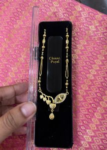 Elegant Gold Plated Mangalsutra with Heart Pendant