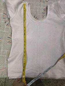 Comfortable off White Thermal Top