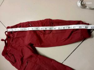 Maroon Cargo Pants