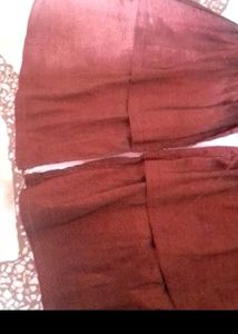 Elegant Brocade Blouse with Ruffled Sleeves