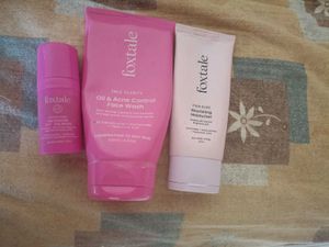 Foxtale Skincare combo for oily acne prone skin