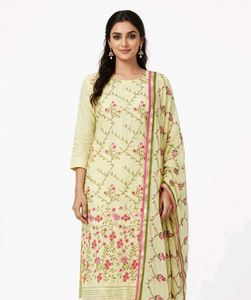 Beautiful Yellow Embroidered Kurta Set