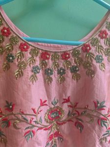 Elegant Pink Embroidered Lehenga Choli