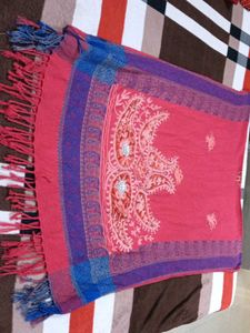 Red Floral Dupatta