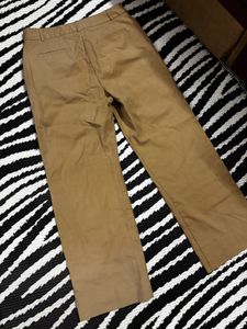Classic Tan Wide Leg Trousers