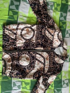 Chic Printed Bomber Jacket