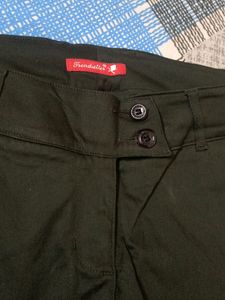 olive green formal pant fo women
