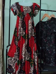 Bohemian Print Maxi Dress