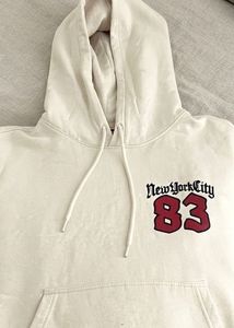 H&amp;M Regular fit Beige Hoodie "New York Co. 83"