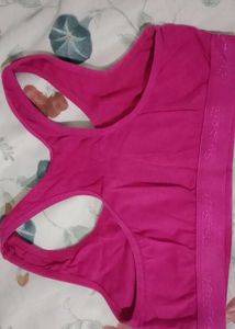 Pink Sports Bra