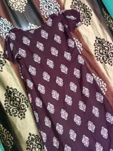 Patterned Casual Day Dress