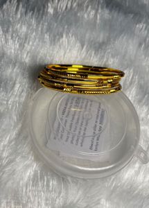 Gold Bangles Set